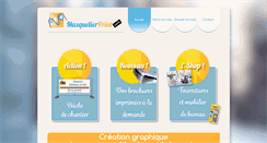 Desktop Screenshot of masquelierprint.com